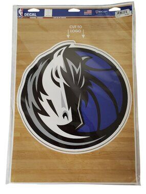 Dallas Mavericks NBA Large 9 Inch Team Logo Vinyl Removable Decal Sticker